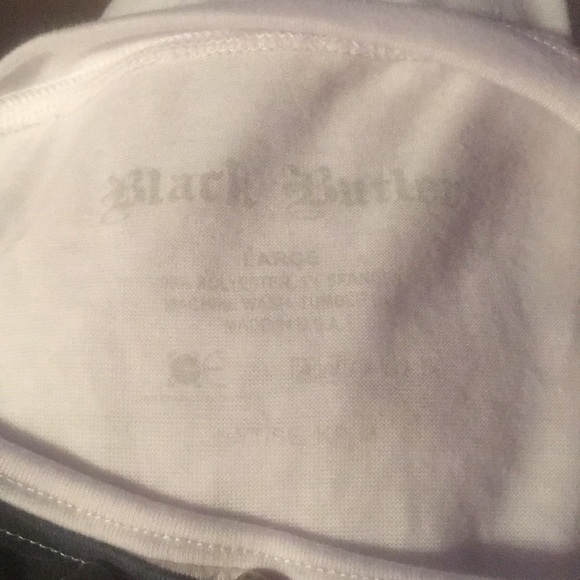 SOLD- Black butler tee - Picture 3 of 3